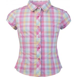 Lewro ODELIA Dívčí košile, Růžová,Mix, velikost 128-134