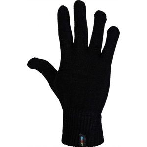 Lewro NEELAM černá 4-7 - Dětské pletené rukavice