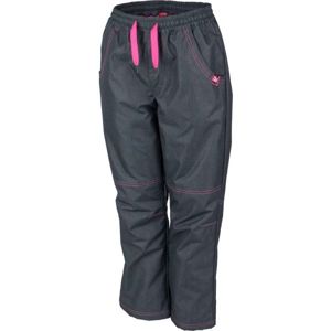 Lewro NING růžová 152-158 - Dětské zateplené kalhoty