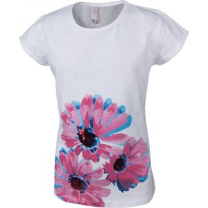 Lewro OLIVIE Dívčí triko s krátkým rukávem, Bílá,Růžová,Modrá, velikost