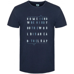 Loap ALDIB Pánské triko, Tmavě modrá,Bílá, velikost XL