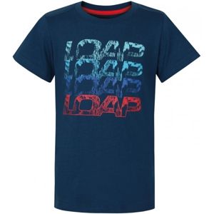 Loap IGLOO tmavě modrá 134-140 - Dětské triko