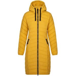 Loap JERUNA Dámský kabát, žlutá, veľkosť XL