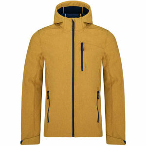 Loap LECAR Pánská softshellová bunda, žlutá, veľkosť L