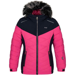 Loap OKIE Dětská lyžařská bunda, růžová, veľkosť 158