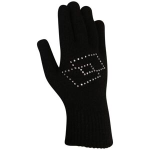 Lotto Dámské pletené rukavice Dámské pletené rukavice, černá, velikost UNI