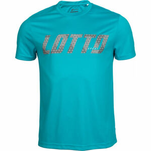 Lotto LOGO III TEE PL Pánské tričko, Tyrkysová,Šedá, velikost XL