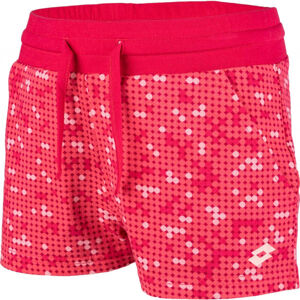 Lotto MULIAN SHORTS Dívčí šortky, červená, veľkosť 152-158