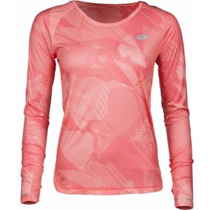 Lotto X RIDE II TEE LS PRT W růžová M - Dámské sportovní triko