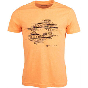 Lotto TEE LOSANGA JS Pánské tričko, Oranžová,Černá, velikost M