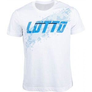 Lotto TEE PRISMA JS Pánské tričko, Bílá,Modrá, velikost M