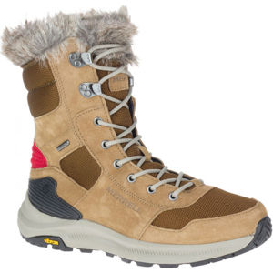 Merrell ONTARIO TALL PLR WP Dámské zimní boty, hnědá, veľkosť 39