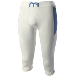 Mico 3/4 TIGHT PANTS M1 SKINTECH Pánské 3/4 termo kalhoty, bílá, veľkosť 2