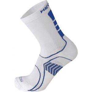 Mico LIG WEIGHT MID BIKE modrá S - Funkční cyklistické ponožky