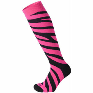Mico MEDIUM WARM CONTROL K Dětské lyžařské ponožky, růžová, velikost 30-32