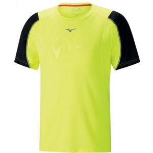 Mizuno ALPHA VENT TEE žlutá XL - Pánské sportovní triko