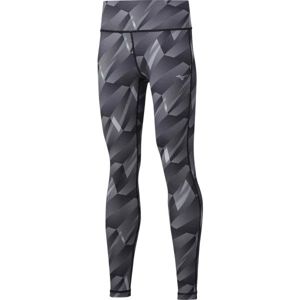 Mizuno HINERI REVERSIBLE TIGHT šedá L - Dámské elastické kalhoty