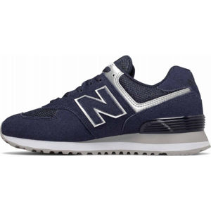 New Balance WL574EY tmavě modrá 5.5 - Dámská volnočasová obuv