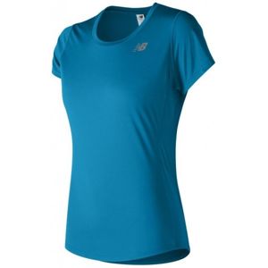 New Balance WT73128 modrá XS - Dámské běžecké triko