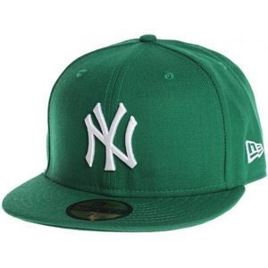New Era 59FIFTY MLB BASIC NEYYAN LS zelená 7 1/4 - Pánská klubová kšiltovka