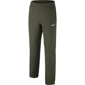 Nike PANT N45 CORE BF CUFF tmavě zelená S - Chlapecké tepláky