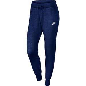 Nike NSW PANT FLC TIGHT modrá S - Dámské tepláky