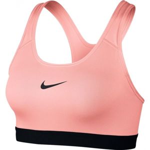 Nike CLASSIC PAD BRA světle růžová L - Dámská sportovní podprsenka