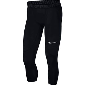 Nike PRO TGHT 3QT černá XL - Pánské tréninkové legíny