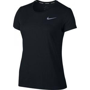 Nike BRTHE RAPID TOP SS černá M - Dámské sportovní tričko
