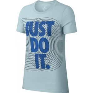 Nike TEE CREW JDI W modrá M - Dámské tričko