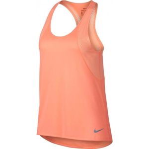 Nike RUN TANK růžová S - Dámské sportovní tílko