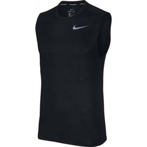 Nike RUN TOP SLV černá XL - Pánský běžecký top