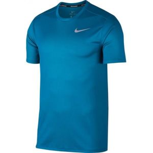 Nike BRTHE RUN TOP SS modrá XL - Pánské běžecké triko