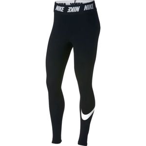 Nike NSW LGGNG CLUB HW černá XL - Dámské legíny