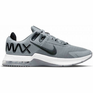 Nike AIR MAX ALPHA TRAINER 4 Pánská tréninková obuv, Šedá,Černá,Bílá, velikost 8