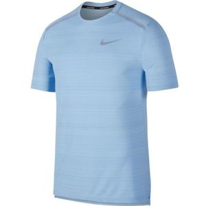 Nike NK DRY MILER TOP SS modrá L - Pánské běžecké triko