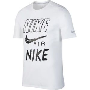 Nike BRTHE RUN TOP SS GX bílá XXL - Pánské běžecké triko