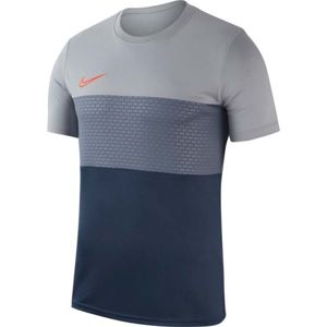 Nike DRY ACDMY TOP SS GX šedá S - Pánské fotbalové triko