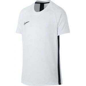 Nike DRY ACDMY TOP SS B bílá S - Chlapecké fotbalové tričko