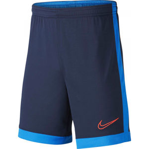 Nike DRY ACDMY SHORT K B Chlapecké fotbalové kraťasy, Tmavě modrá,Modrá,Červená, velikost M