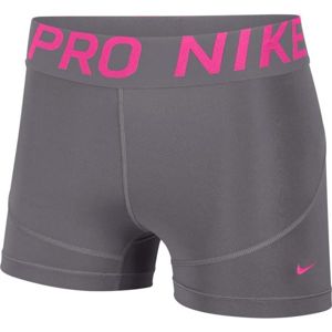 Nike NP SHRT 3IN šedá XL - Dámské sportovní šortky