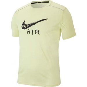 Nike MILER COOL SS GX HBR žlutá S - Pánské tričko