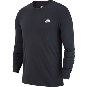 Nike NSW TEE LS EMBRD FUTURA černá XL - Pánské triko