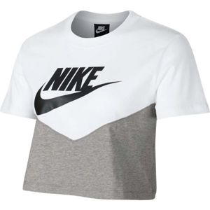 Nike NSW HRTG TOP SS bílá XL - Dámský top
