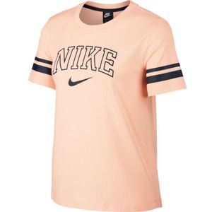 Nike SPORTSWEAR TOP SS růžová L - Dámské triko