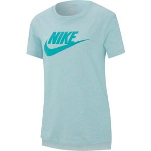 Nike NSW TEE DPTL BASIC FUTURU světle zelená S - Dívčí tričko