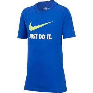 Nike SPORTSWEAR SWOOSH Chlapecké tričko, modrá, veľkosť XL