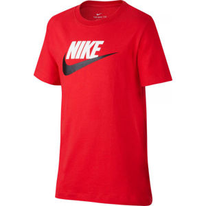 Nike NSW TEE FUTURA ICON TD B červená L - Chlapecké tričko