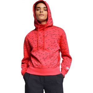 Nike NSW HOODIE AOP SWSH růžová XL - Dámská mikina