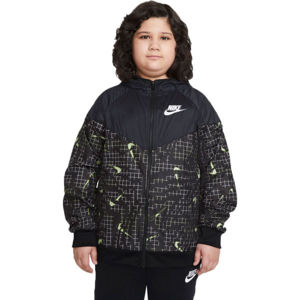 Nike NSW RTLP WINDRUNNER B Chlapecká bunda, černá, velikost S